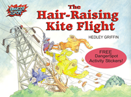 The Hair-Raising Kite Flight, children's picture book teaching dangers of electricty.